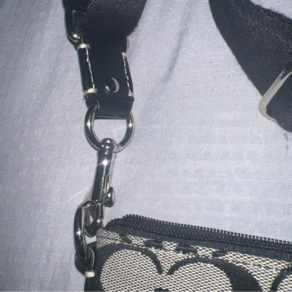 Coach Black and Gray Crossbody Bag - Picture 4 of 9